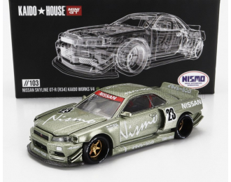 NISSAN Skyline Gt-r (r34) N23 Kaido Works V4 (2007), Green