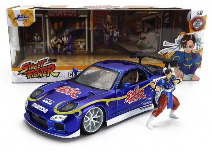 MAZDA Rx-7 With Chun-li Figure (1993), Blue