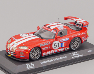 CHRYSLER Viper Gts-r 8.0l V10 Team Oreca №51 24h Le Mans 2000 Olivier Beretta - Karl Wendlinger - Dominique Dupuy, red / white