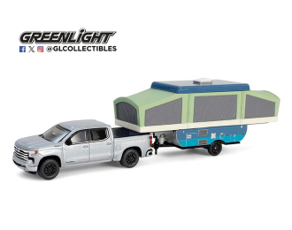 CHEVROLET Silverado High Country пикап с прицепом-кемпером (2024), Sterling Gray Metallic