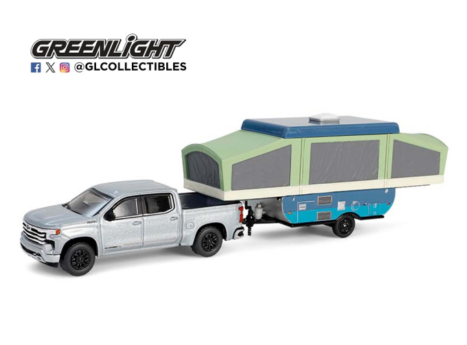 CHEVROLET Silverado High Country пикап с прицепом-кемпером (2024), Sterling Gray Metallic