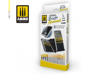 AMMO Brush Arsenal  - Brush Organization & Protective Storage