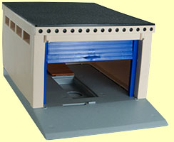 Гараж с подъемными воротами