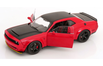 DODGE Challenger SRT Demon Coupe (2023), red flatblack