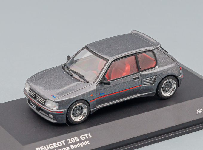 PEUGEOT 205 GTI with Dimma Bodykit, grey metallic