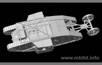 Сборная модель Британский танк Mk I "Male"