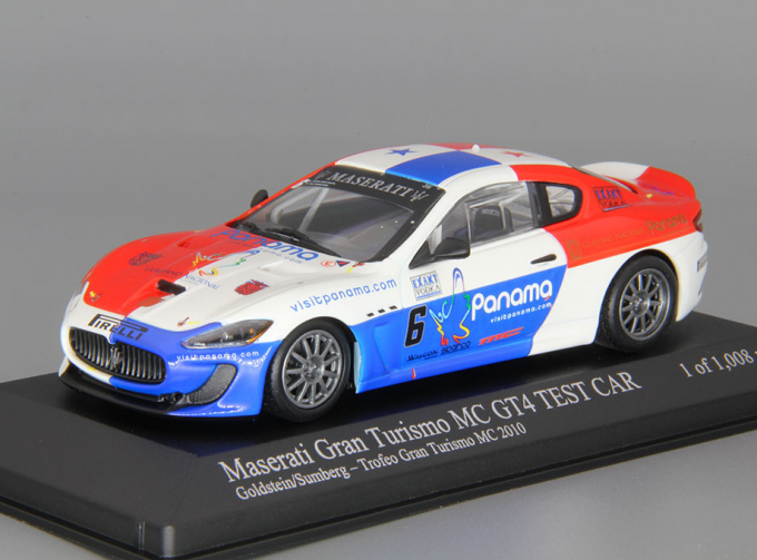 MASERATI GranTurismo MC GT4 Goldstein / Sumberg Trofeo Granturismo MC (2010), white / blue / red