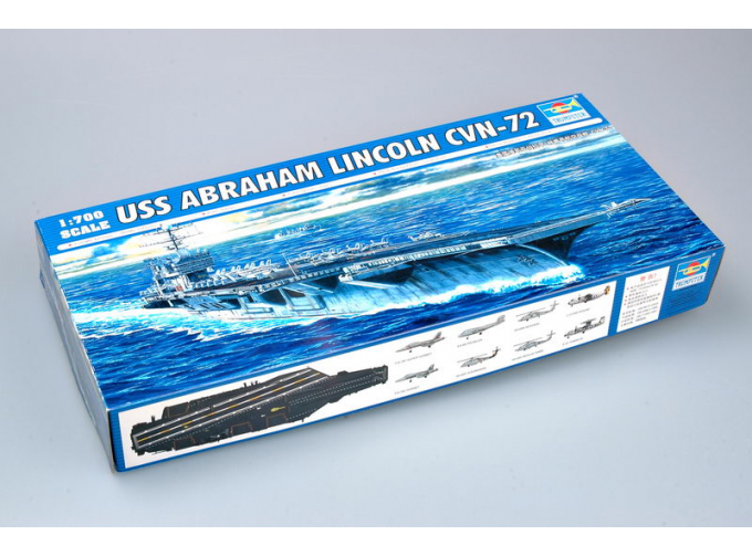 Сборная модель Американский авианосец USS ABRAHAM LINCOLN CVN-72