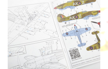 Сборная модель Hurricane Mk IIc Trop Model Kit