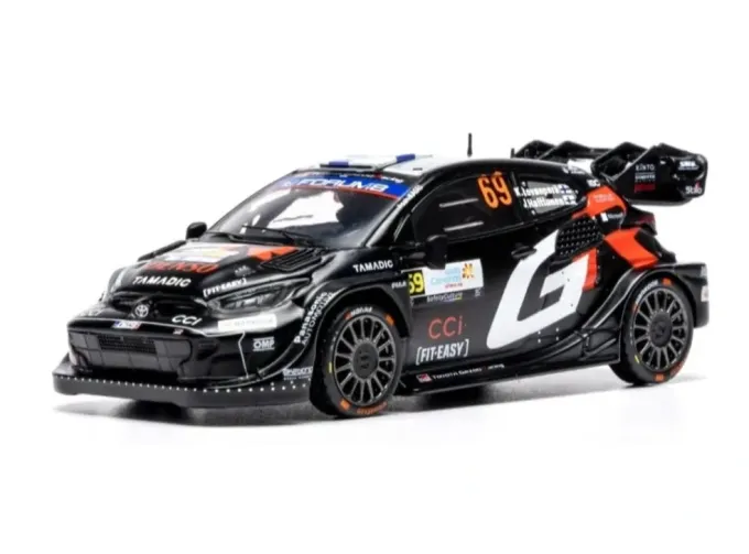 TOYOTA YARIS GR HYBRID RALLY1 TEAM TOYOTA GAZOO RACING WRT №69 Winner Rally Islas Canarias (2025) Kalle Rovanperä - Jonne Halttunen
