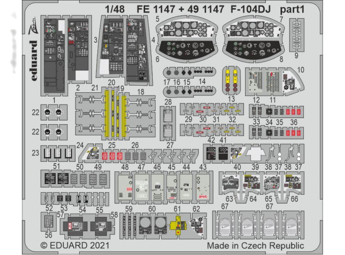 Фототравление для F-104DJ