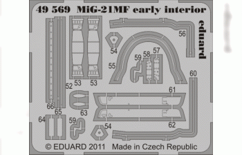 Фототравление MiG 21MF interior