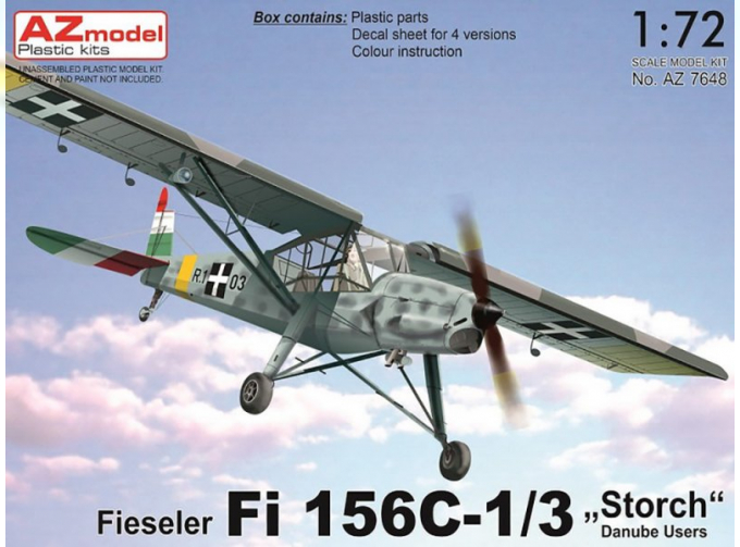 Сборная модель Fieseler Fi 156C-1/3 “Storch” Danube Users