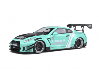  NISSAN GT-R (R35) LB Works (2020), mint green