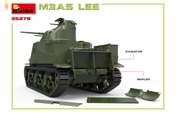 Сборная модель Танк M3A5 LEE