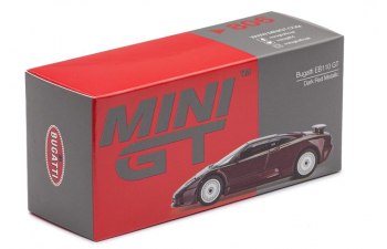 BUGATTI EB110 GT 1995 (LHD), бордовый