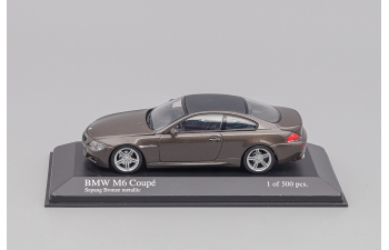 BMW M6 Coupe 2007, brown metallic