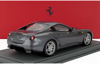 FERRARI 599 Gtb Fiorano 2006 - Manual Gear Box - Cambio Manuale - Con Vetrina - With Showcase, Grigio Silverstone - Grey Met