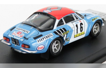 RENAULT Alpine A110 №16 Rally Tap (1974) B.Neyret - E.Vanoni, Light Blue White Red