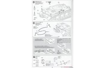 Сборная модель German Tank Panzerkampfwagen IV Ausf.F & Motorcycle Set "North Africa"