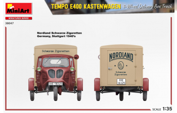 Сборная модель TEMPO E400 VAN KASTENWAGEN 3-WHEELS 1