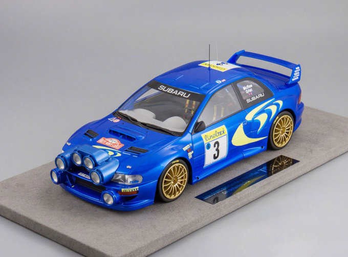 Subaru Impreza S4 WRC (night version) #3 3rd Winner Rally Montecarlo 1998 C.McRae - N.Grist