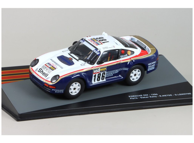 PORSCHE 959 Paris-Dakar Rally R.Metge D.Lemoyne (1986)