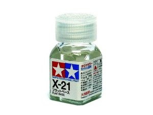Краска эмалевая матовый прозрачный X-21 Flat Base, 10 мл.