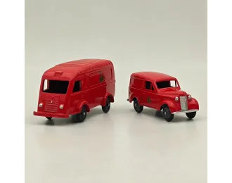 RENAULT 1000kgs and Dauphine Set Belgium Post, red