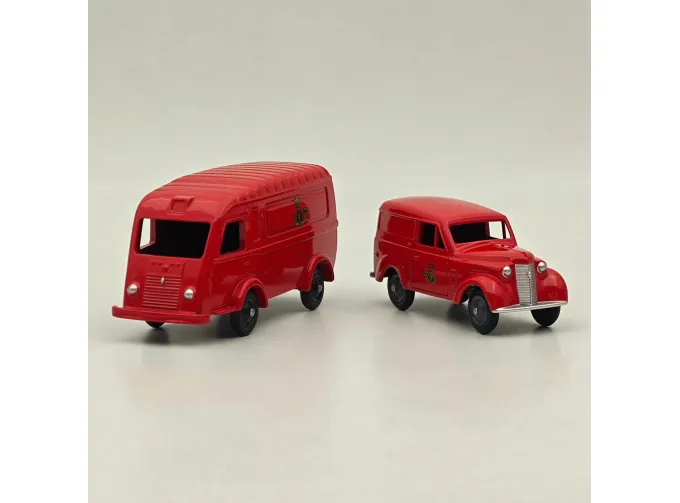 RENAULT 1000kgs and Dauphine Set Belgium Post, red
