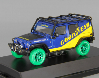 JEEP Wrangler 4х4 Unlimited "Goodyear" 5-dr Hard Top (2016), blue (зеленые колеса!)