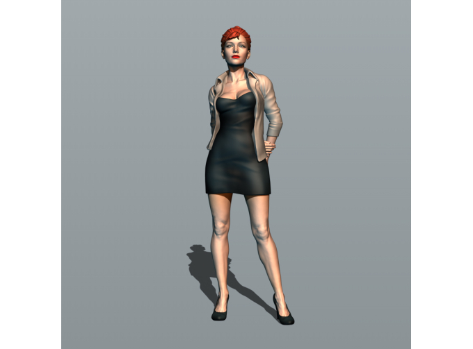 Фигурка Бизнесвумен 6, окрашенная