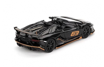 LAMBORGHINI Aventador SVJ №63 Roadster RHD, black