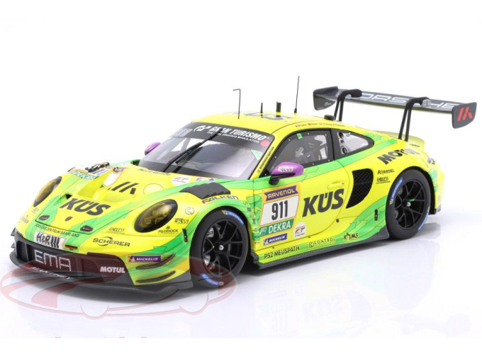 PORSCHE 911 GT3 R #911 "Grello" Manthey-Racing 2nd 24h Nürburgring Laurens Vanthoor, Thomas Preining, Kevin Estre, Ayhancan Güven (2024)