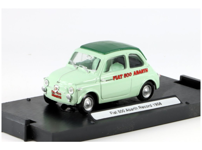 FIAT 500 Abarth Record (1958), light green 
