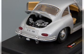PORSCHE 356B Coupe (1961), silver