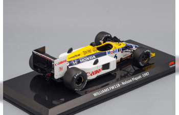 WILLIAMS FW11B Nelson Piquet #6 1987, white / yellow / blue