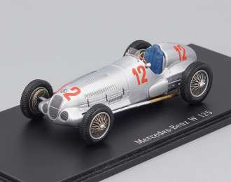 MERCEDES-BENZ W125 #12 Rudolf Caracciola Germany GP (1937), silver