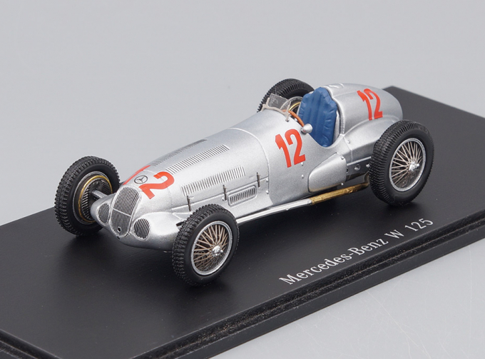 MERCEDES-BENZ W125 #12 Rudolf Caracciola Germany GP (1937), silver