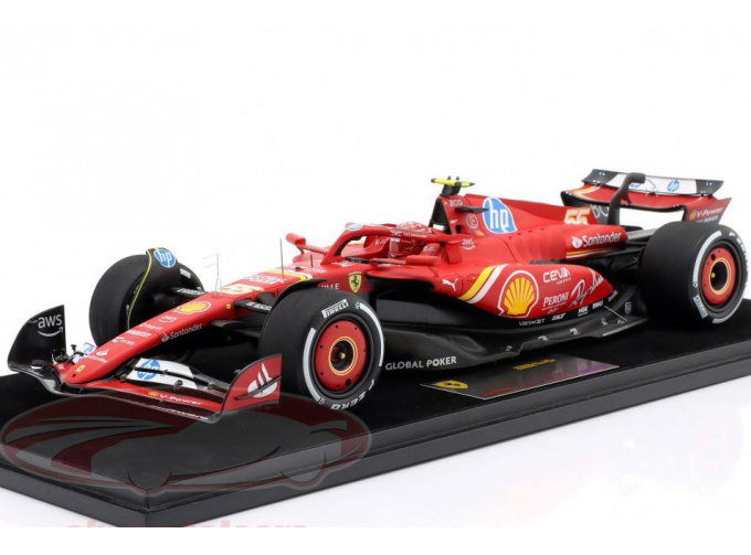 FERRARI SF-24 № 55 Winner Mexico GP Formula 1 Carlos Sainz jr (2024)