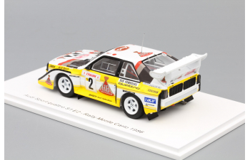 Audi Sport quattro S1 E2 #2 4th Rally Monte Carlo 1986 W. Röhrl - C. Geistdörfer