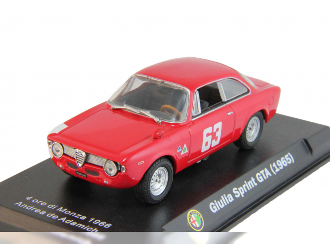 ALFA ROMEO Giulia Sprint GTA (1965), red