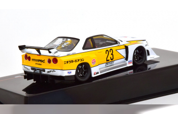 NISSAN LB-ER34 Super Silhouette Skyline No 23 (2020), white yellow