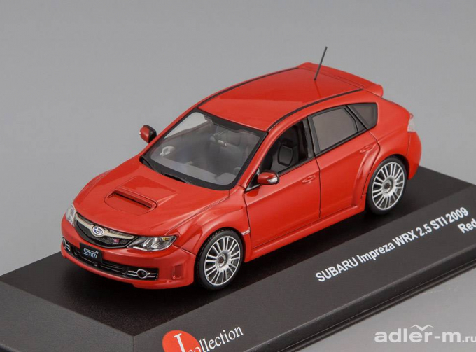 SUBARU Impreza WRX STI 2.5 San Remo europe version (2009), red