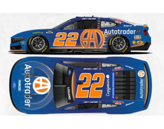 Ford Mustang #22 Joey Logano *Autotrader*, blue/orange 2026