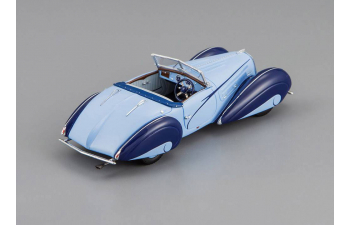 DELAHAYE Type 135-M Cabriolet (1937), blue