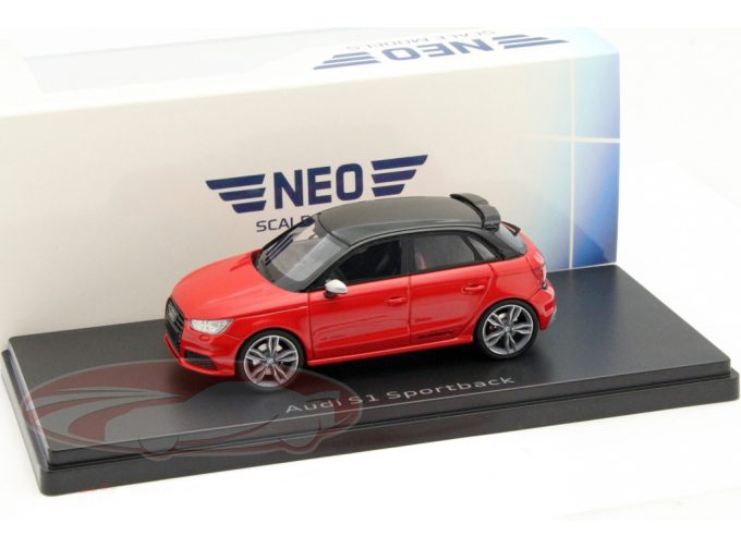 AUDI S1 Sportback (5 дверей) (2014), red / black