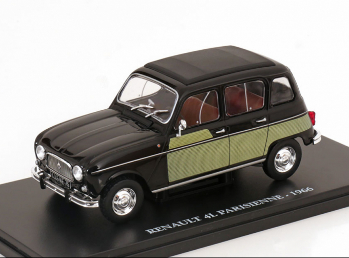 RENAULT 4L Parisienne 1966, Auto Vintage, black / green