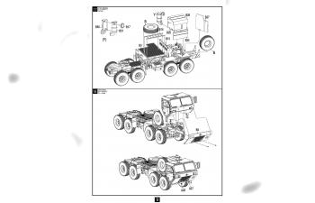 Сборная модель US HEMTT M983A2Tractor & Patriot PAC-3 Launching Station