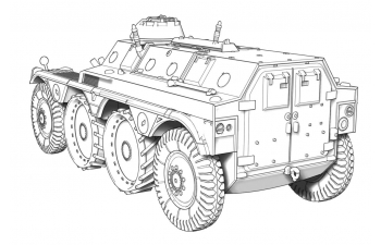Сборная модель Бронеавтомобиль Panhard EBR-ETT